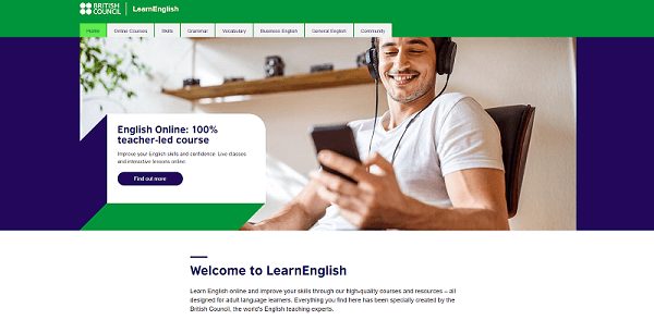 British Council - web học tiếng Anh miễn phí để luyện thi IELTS