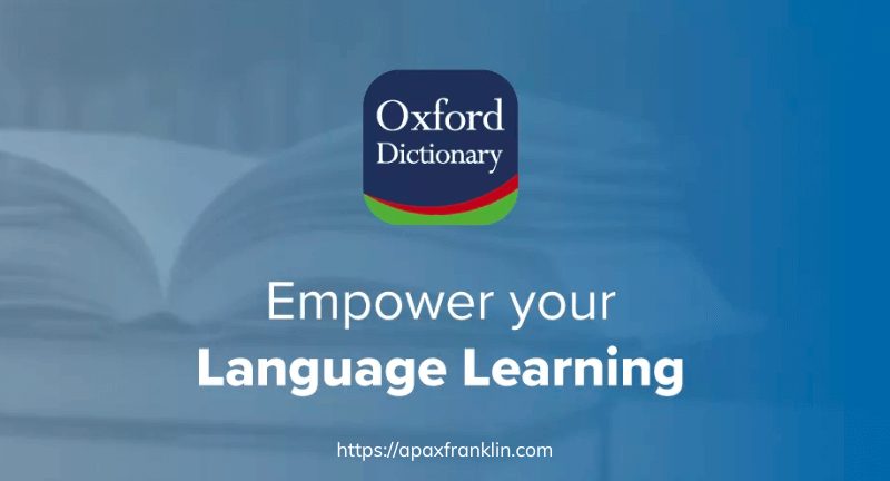 App từ điển Oxford Dictionary